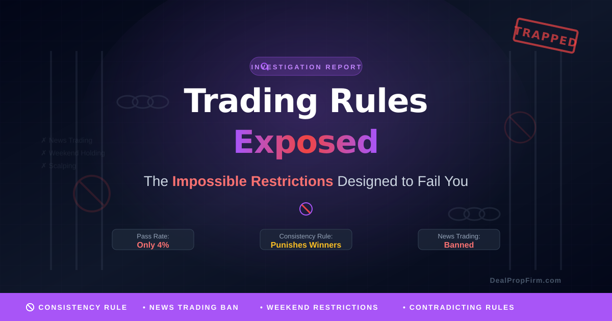 Trading Rules Exposed: The Impossible Restrictions (2025 Investigation)